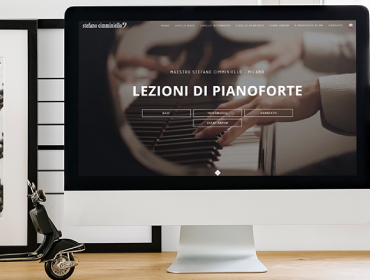 Creazione sito web professionale lezioni pianoforte Mantova - Sito insegnante pianoforte Mantova - Sito web insegnante musica Mantova - Creazione siti web Mantova